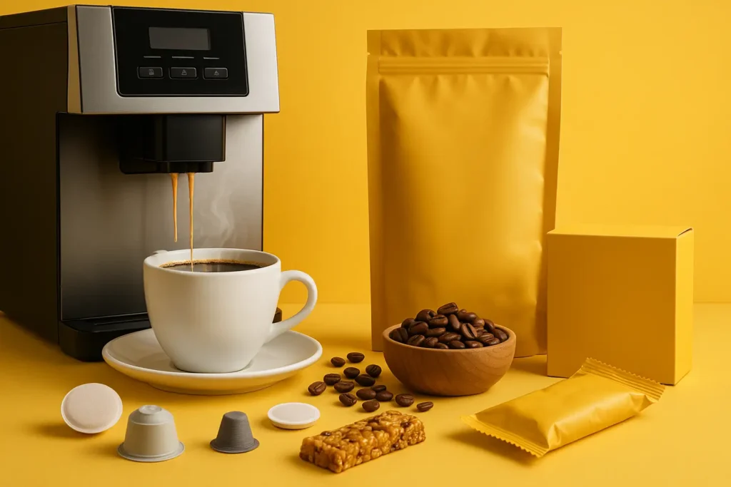 Kaffee und Füllprodukte